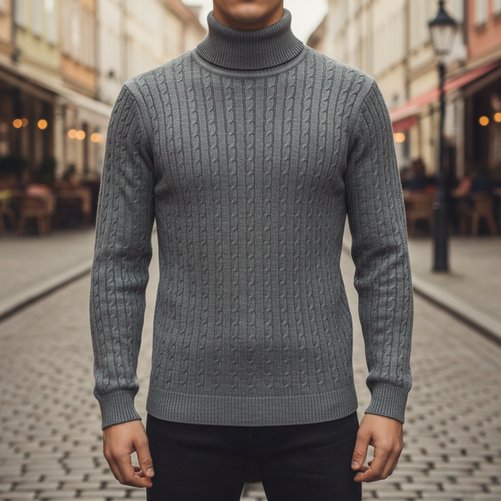 Men's High Neck Sweater