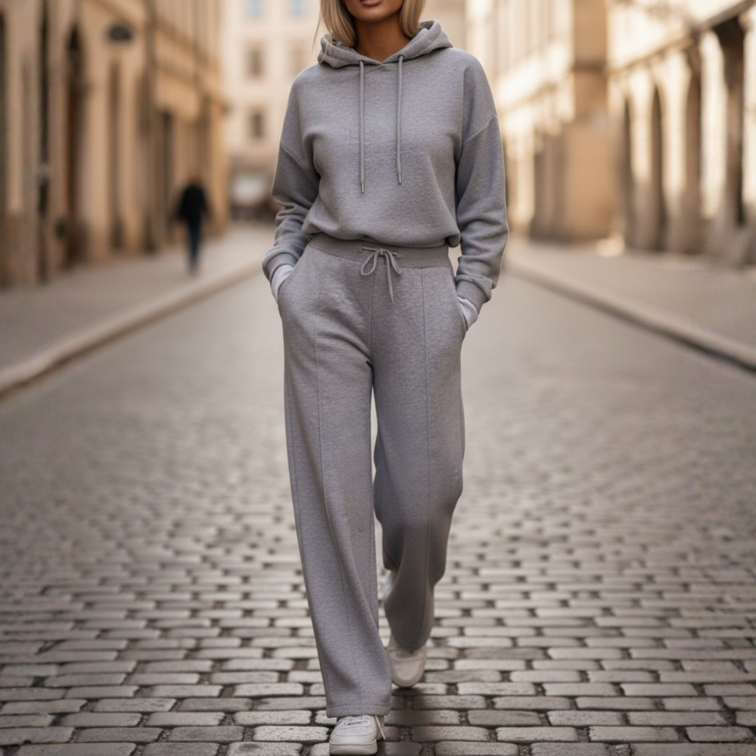 Women's Soft Fabric 2-Piece Tracksuit