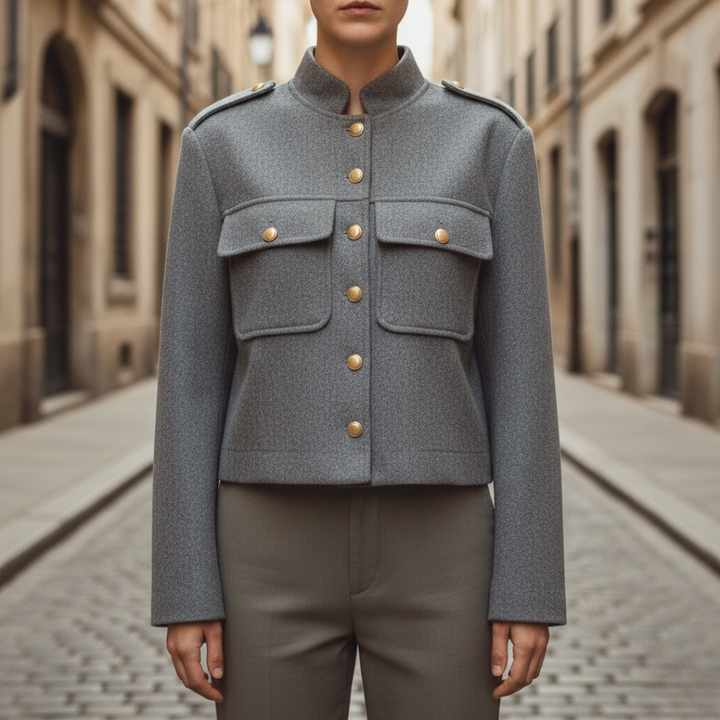 Giacca da donna con collo alto