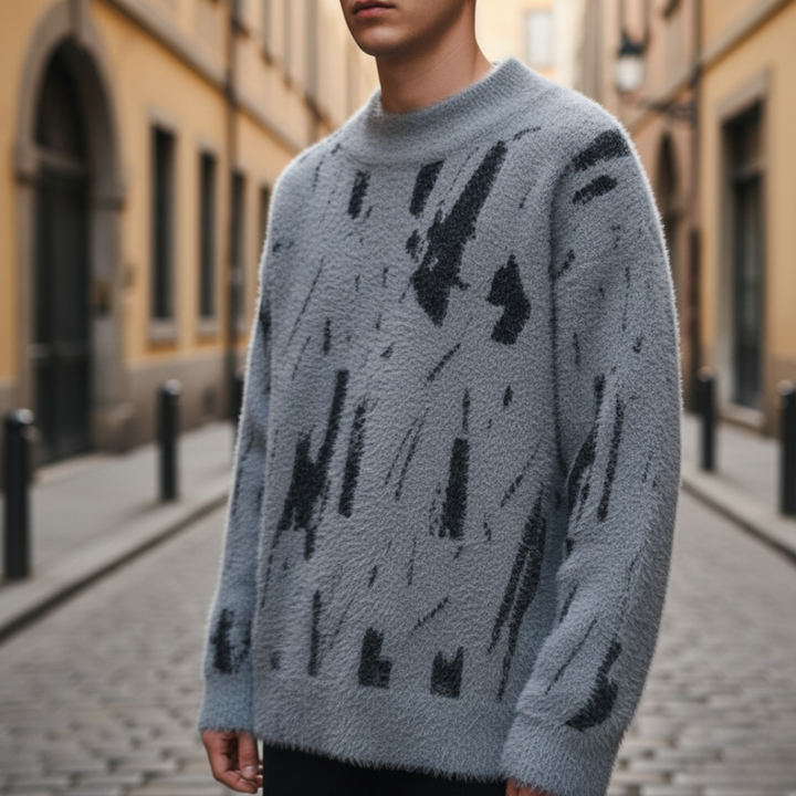 Men's High Neck Sweater