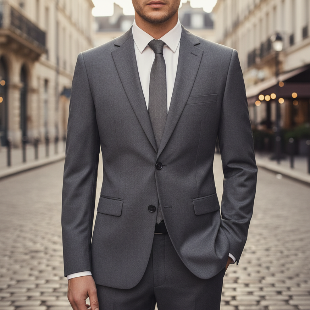 Men's Slim Fit Formal Blazer Light Blue