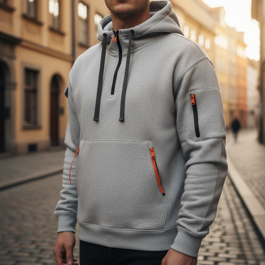 Men's Zip-Up Hoodie