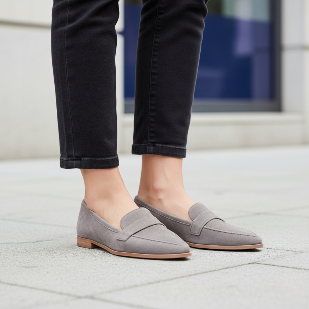 Orthopedic Women's Moccasins in Eco-Leather