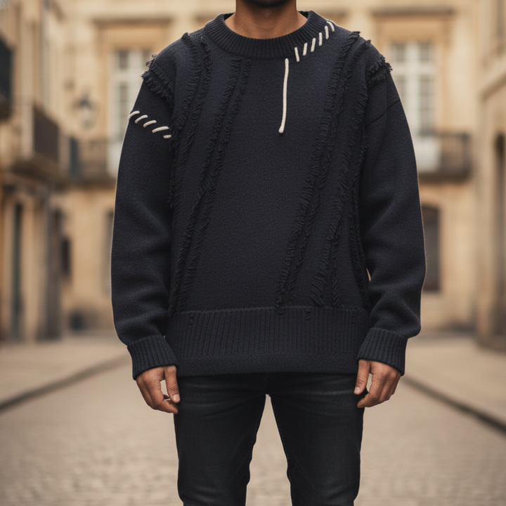 Men's Fringe Sweater