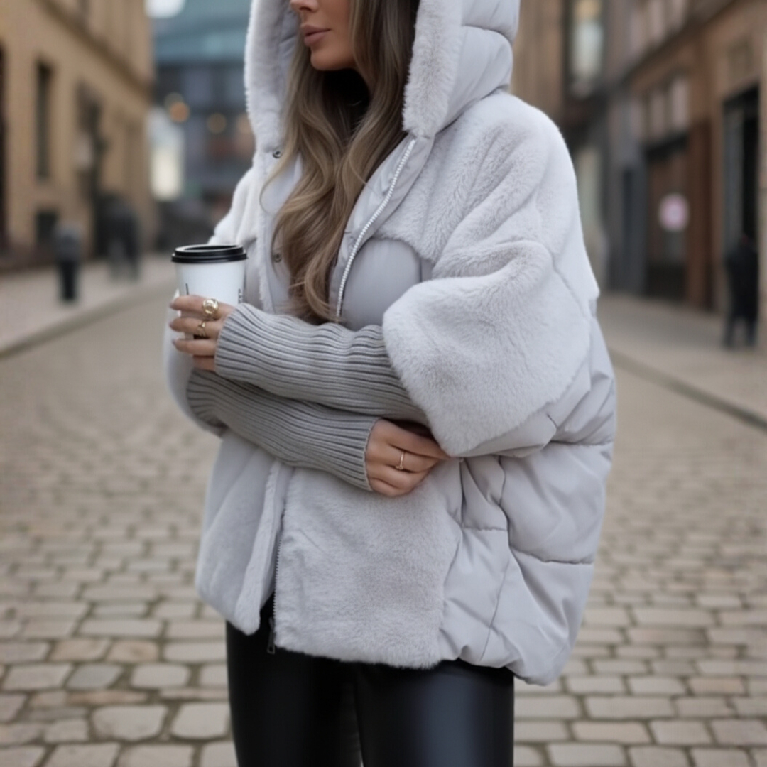 Women's Puffer Jacket with Hood