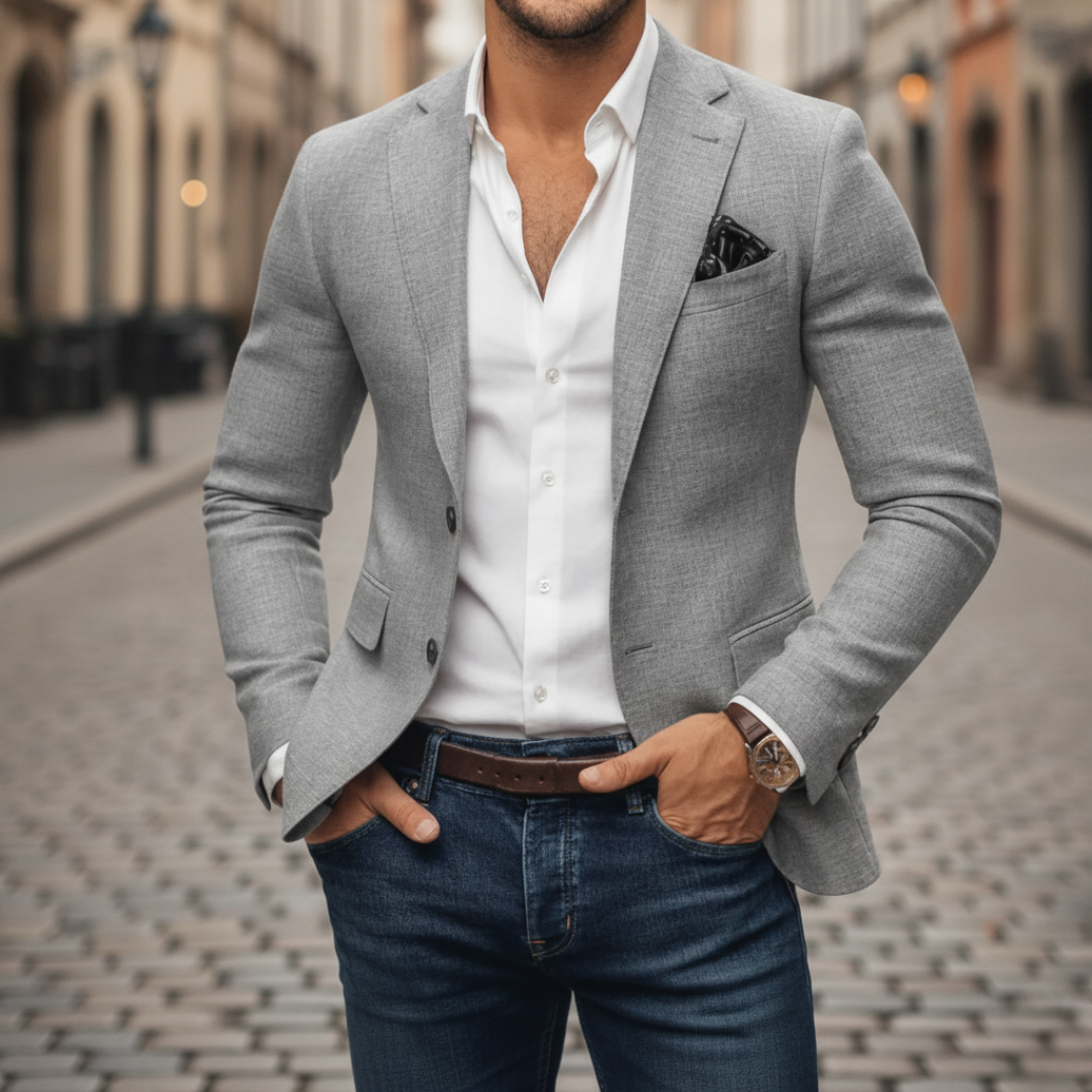 Elegant Slim Fit Men's Blazer