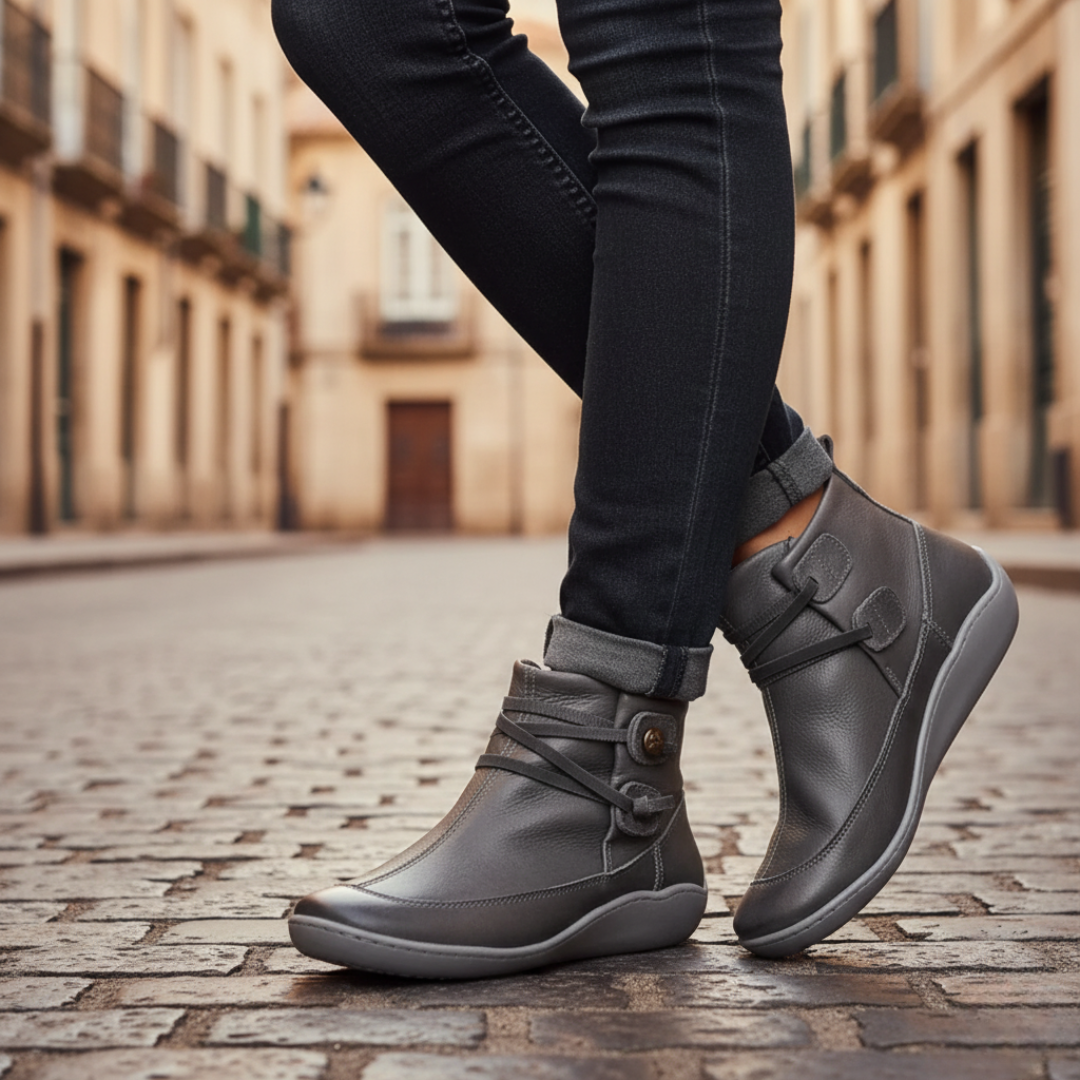 Women's Faux Leather Shoes with Colorful Sole