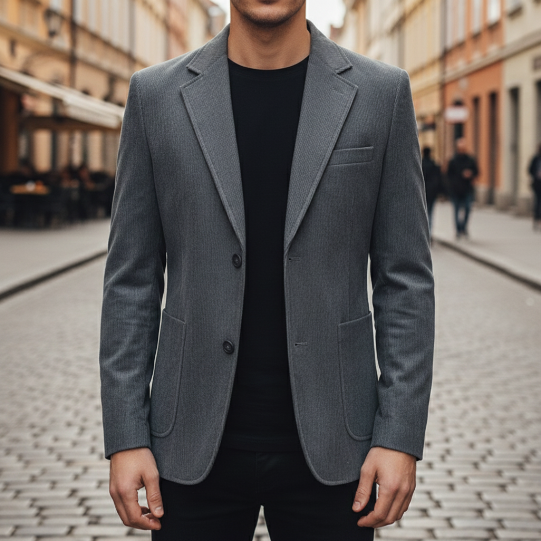 Men's Slim Fit Corduroy Blazer