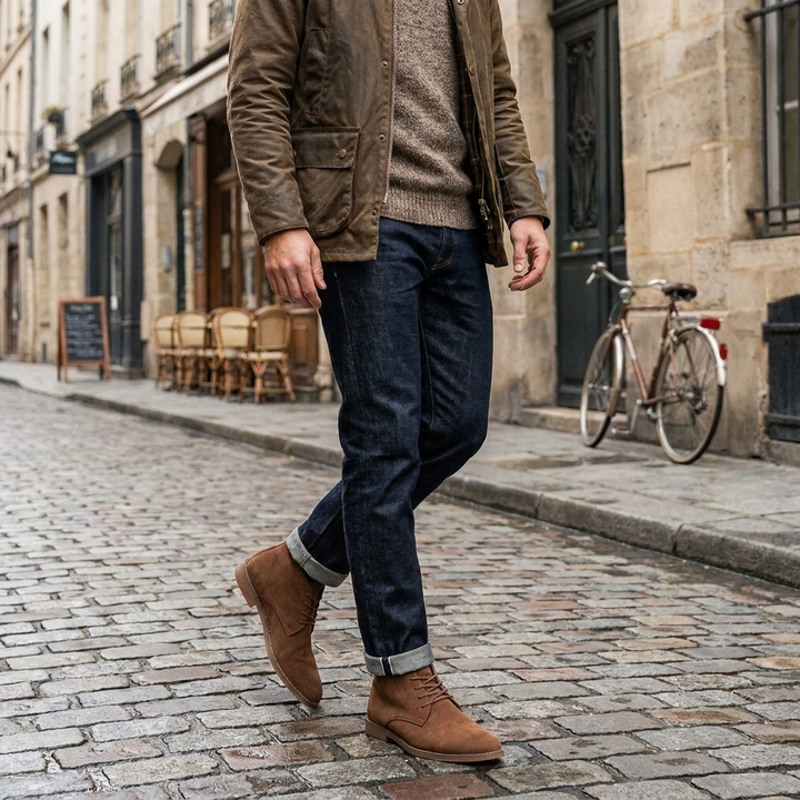 Stivali da uomo alla moda moderna con comfort per tutto il giorno e stile versatile