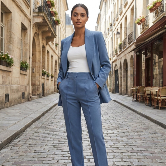 Complete Women's Slim Fit Velvet Blazer Jacket