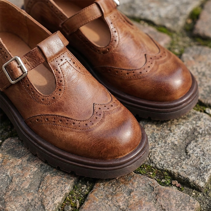 Orthopedic Mary Jane Shoes for Women with Round Toe