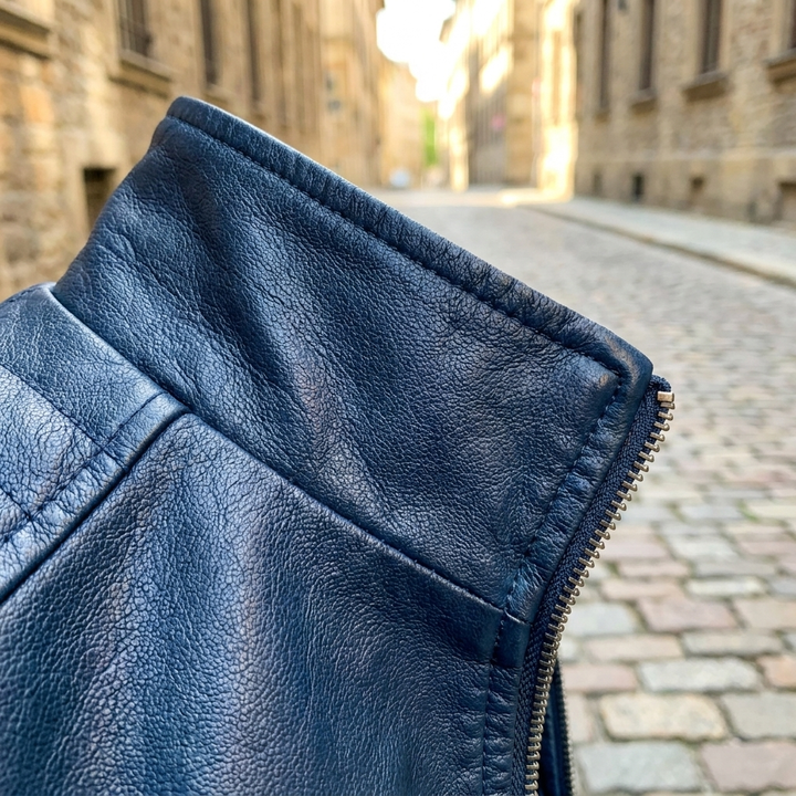 Giacca in pelle senza maniche da uomo con collo alto, bomber da motociclista, moda invernale  