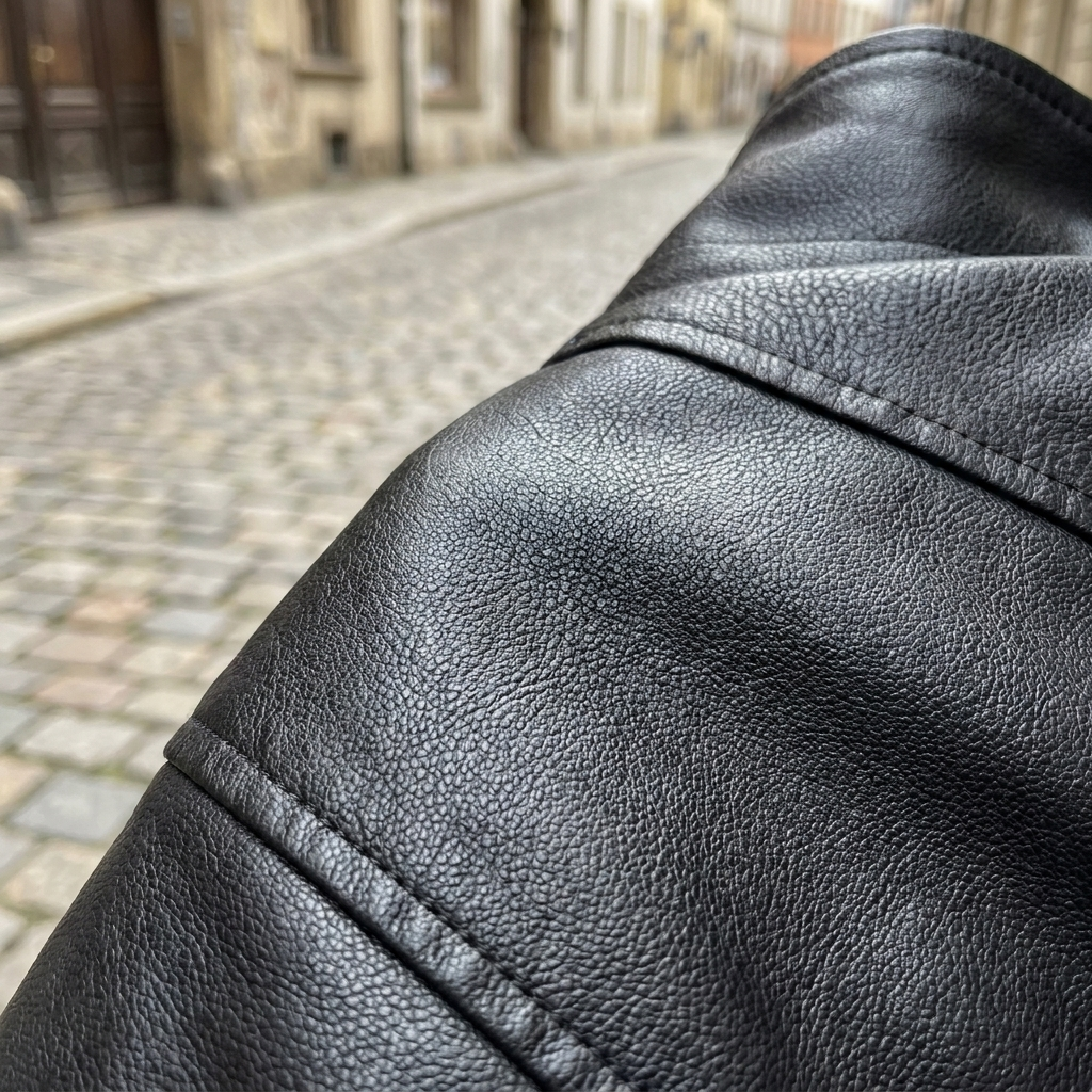 Giacca da uomo in pelle sintetica PU senza maniche con tasche con zip