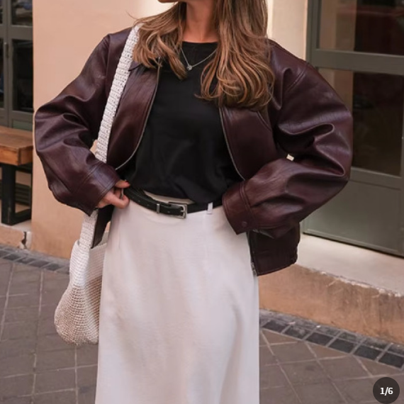 Women's Vintage Leather-Look Sleeveless Jacket with Buttons