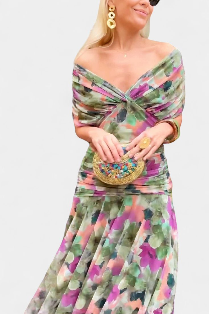 Elegant Women's Velvet Sleeveless Dress with V-Neck