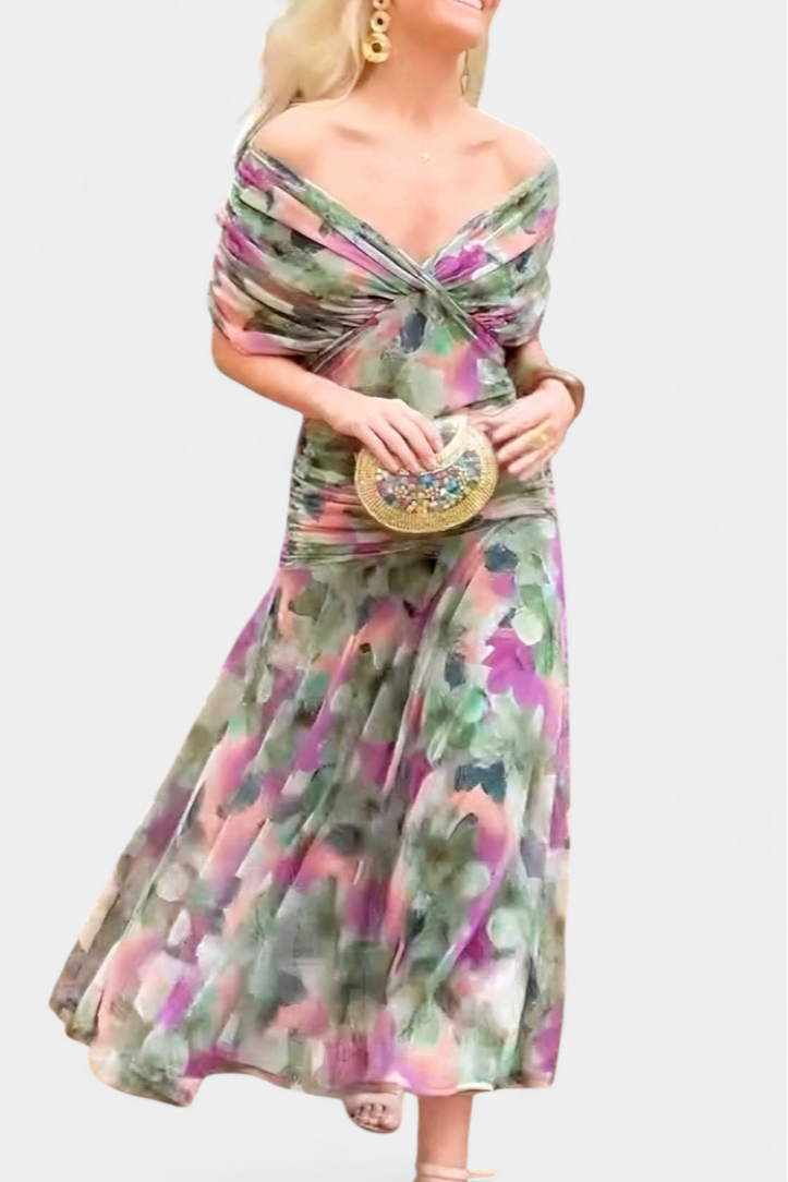 Elegant Women's Velvet Sleeveless Dress with V-Neck