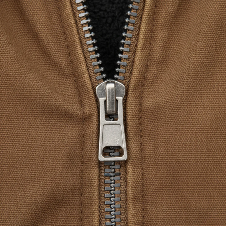 Men's Blue Winter Jacket with Hood