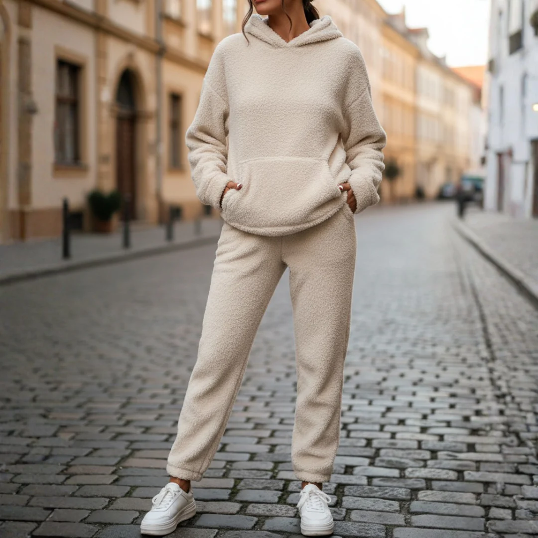 Women's Fleece Set with Hood