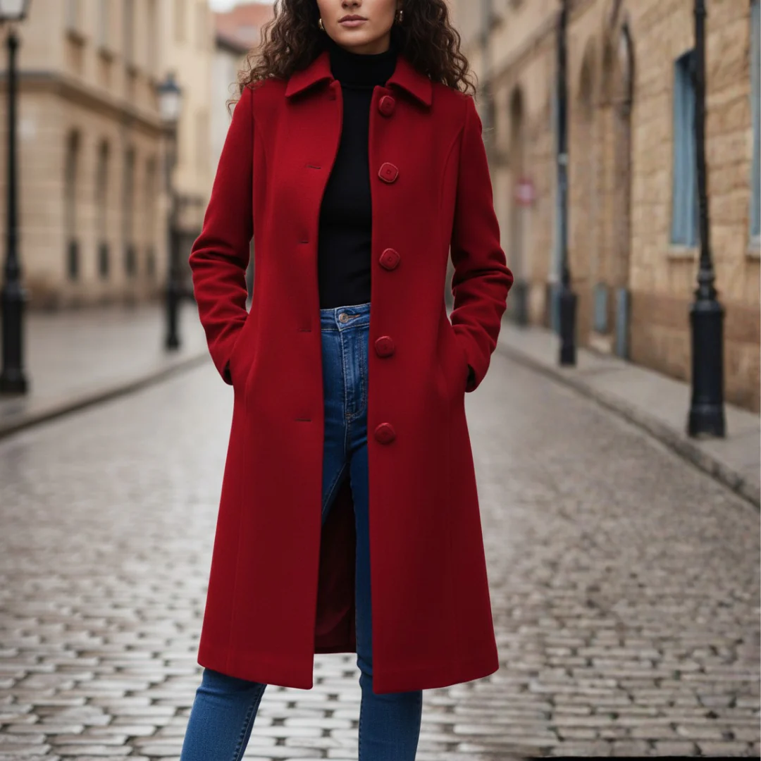 Women's Winter Button Coat