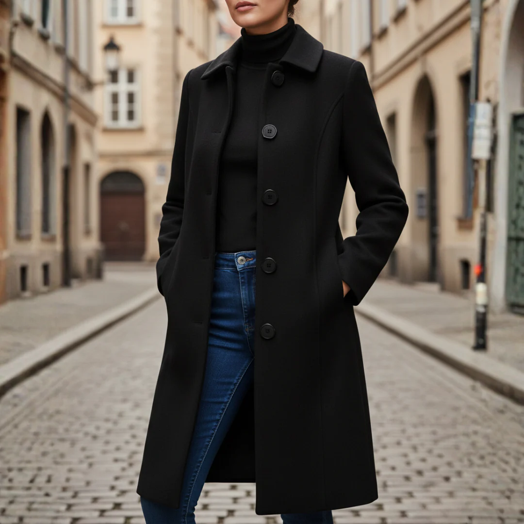 Women's Winter Button Coat