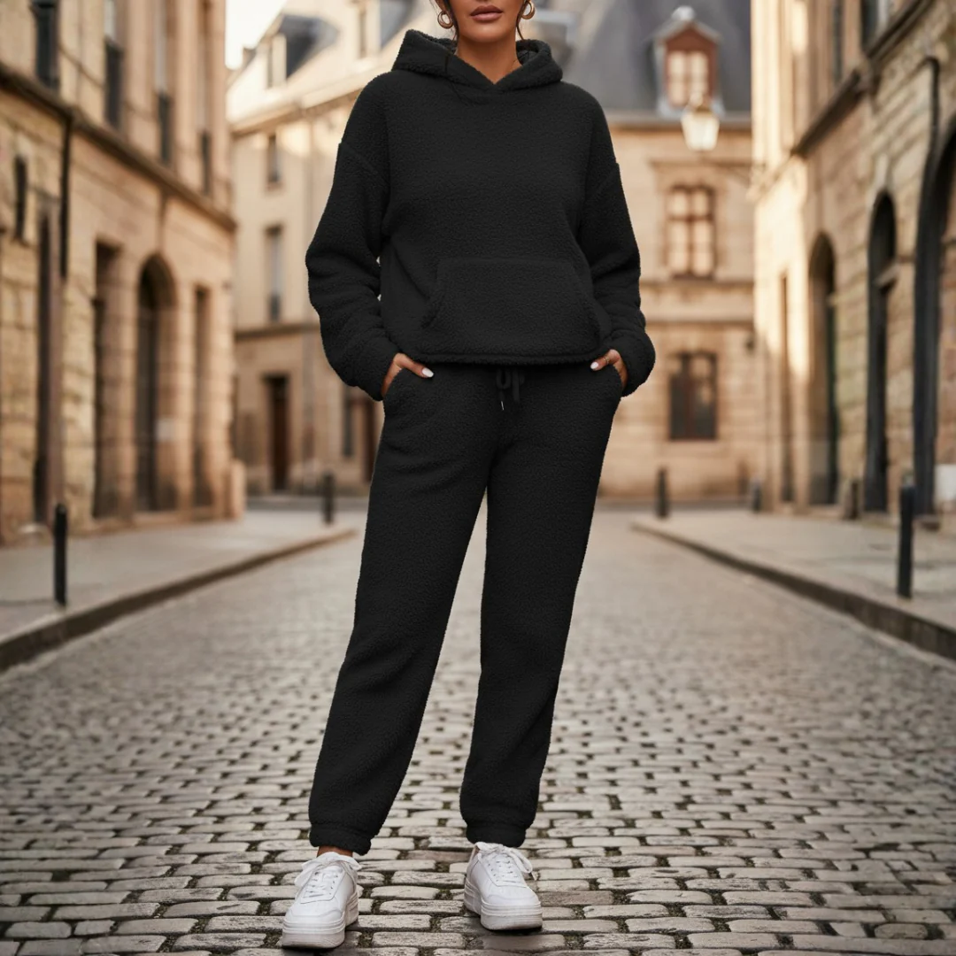 Women's Fleece Set with Hood