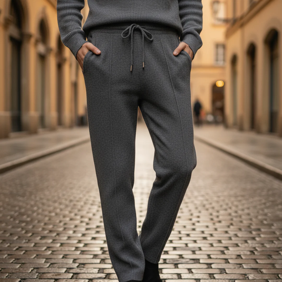 Men's Jogger Pants with Elastic Waist