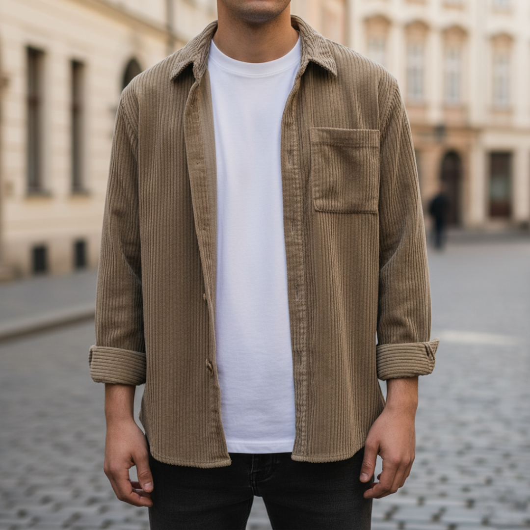Casual Striped Men's Shirt