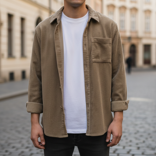 Casual Striped Men's Shirt