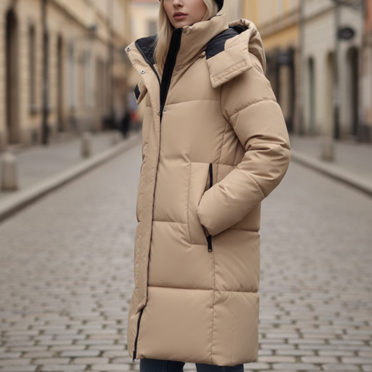 Women's Padded Parka with Hood