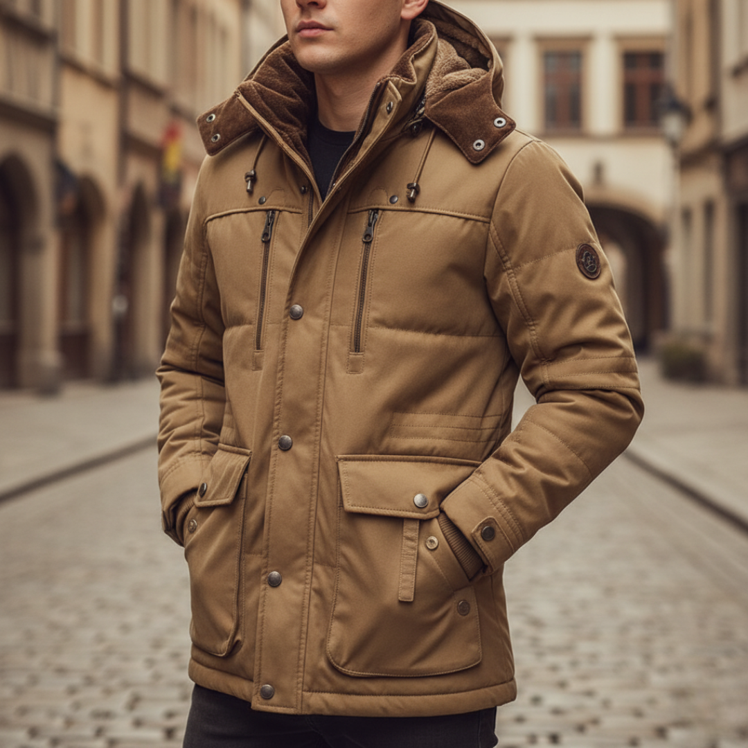 Men's Winter Jacket with Hood – Warm and Comfortable Jacket
