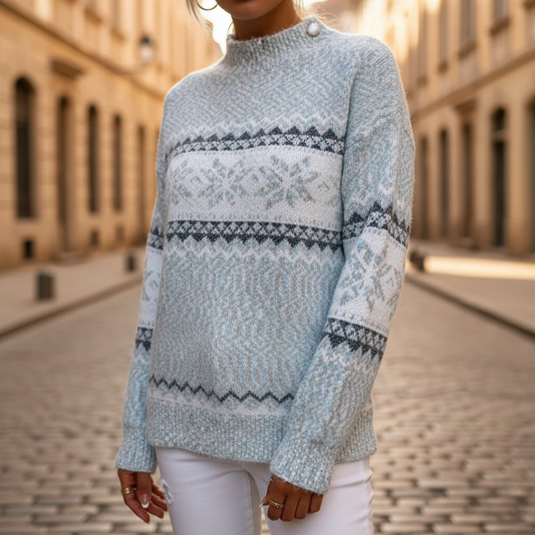 Women's Fair Isle Jacquard Winter Sweater