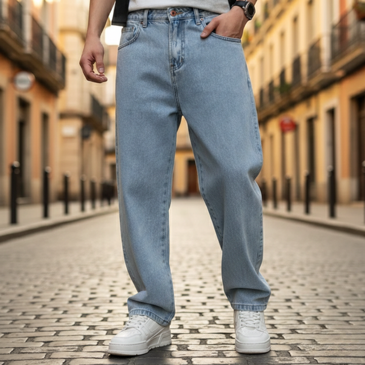 Jeans da uomo a gamba dritta regular fit