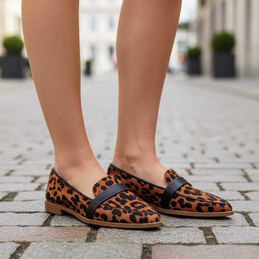 Orthopedic Women's Moccasins in Eco-Leather