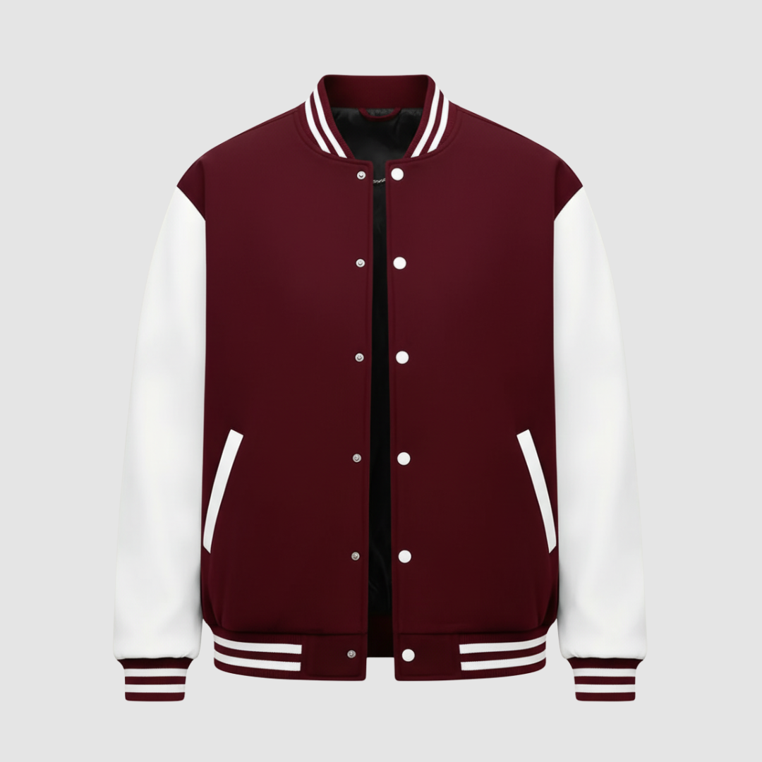 Men's Bicolor Varsity Jacket