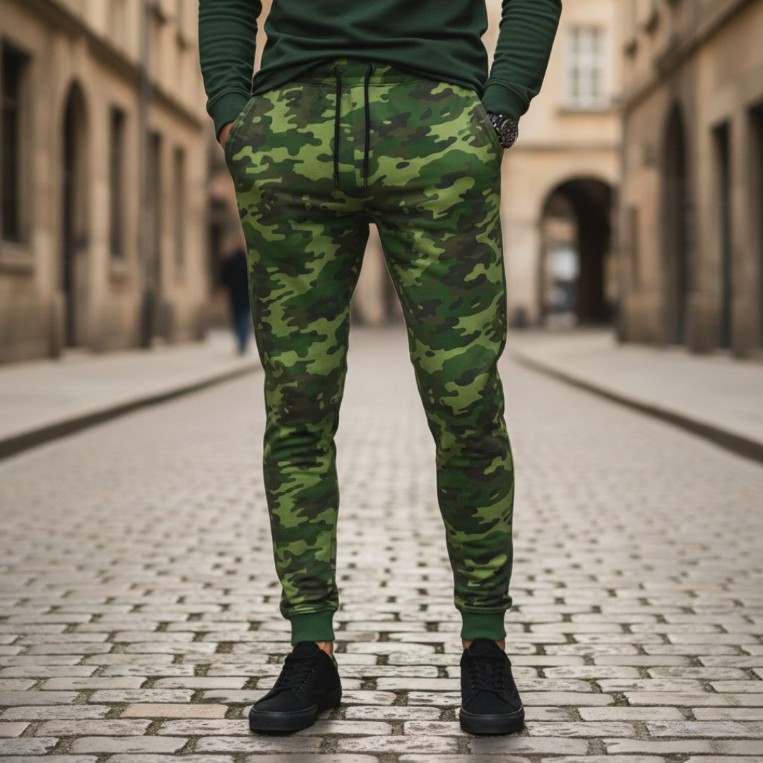 Men's Camo Green Sports Pants