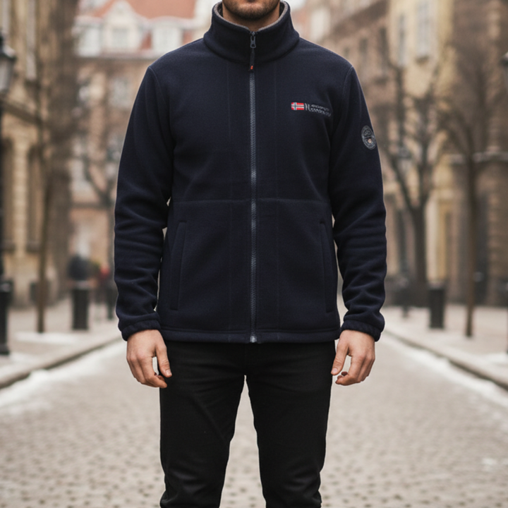 Men's Fleece Jacket with Winter Zip