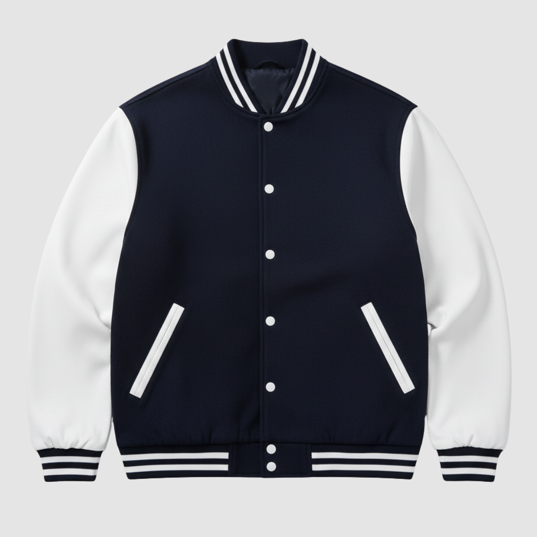 Men's Bicolor Varsity Jacket