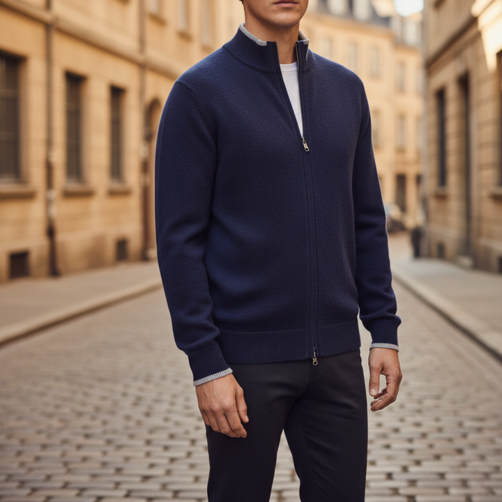 Men's Winter Zip Sweater