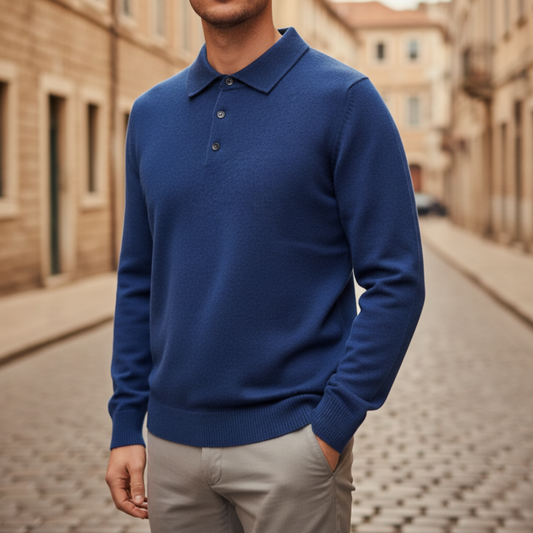 Men's Sweater with Collar