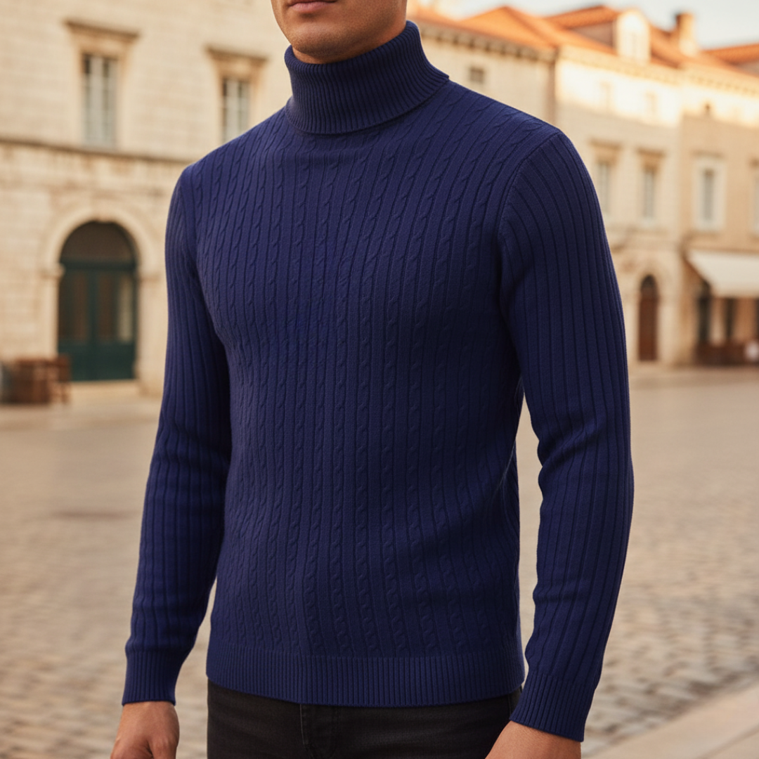 Men's High Neck Sweater