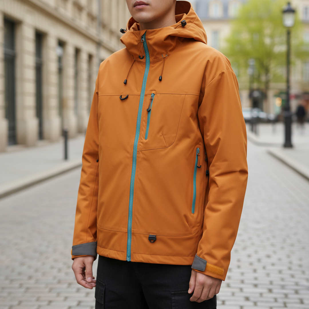 Unisex Outdoor Jacket in Technical Fabric