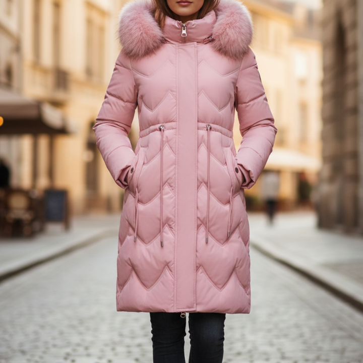 Women's Winter Waterproof Down Jacket with Hood