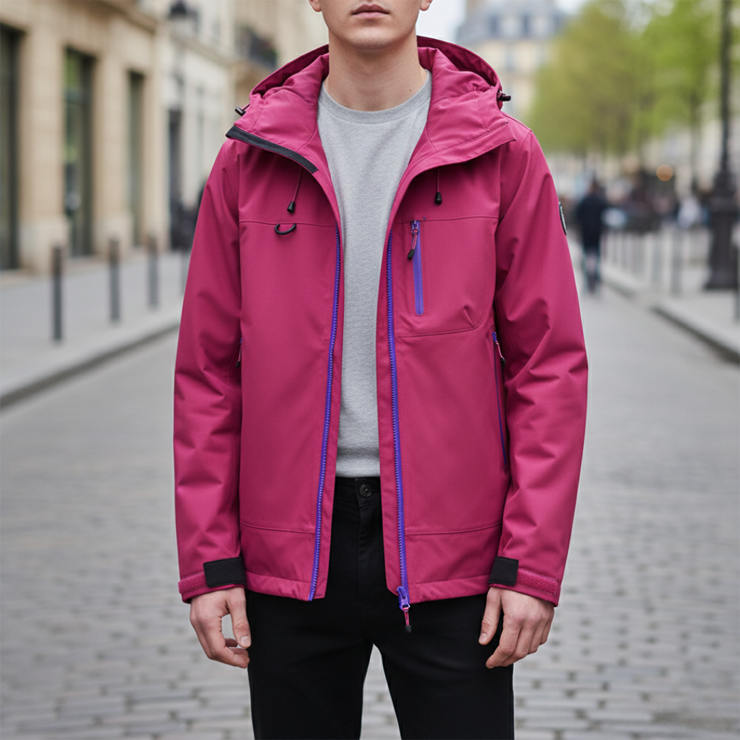 Unisex Outdoor Jacket in Technical Fabric