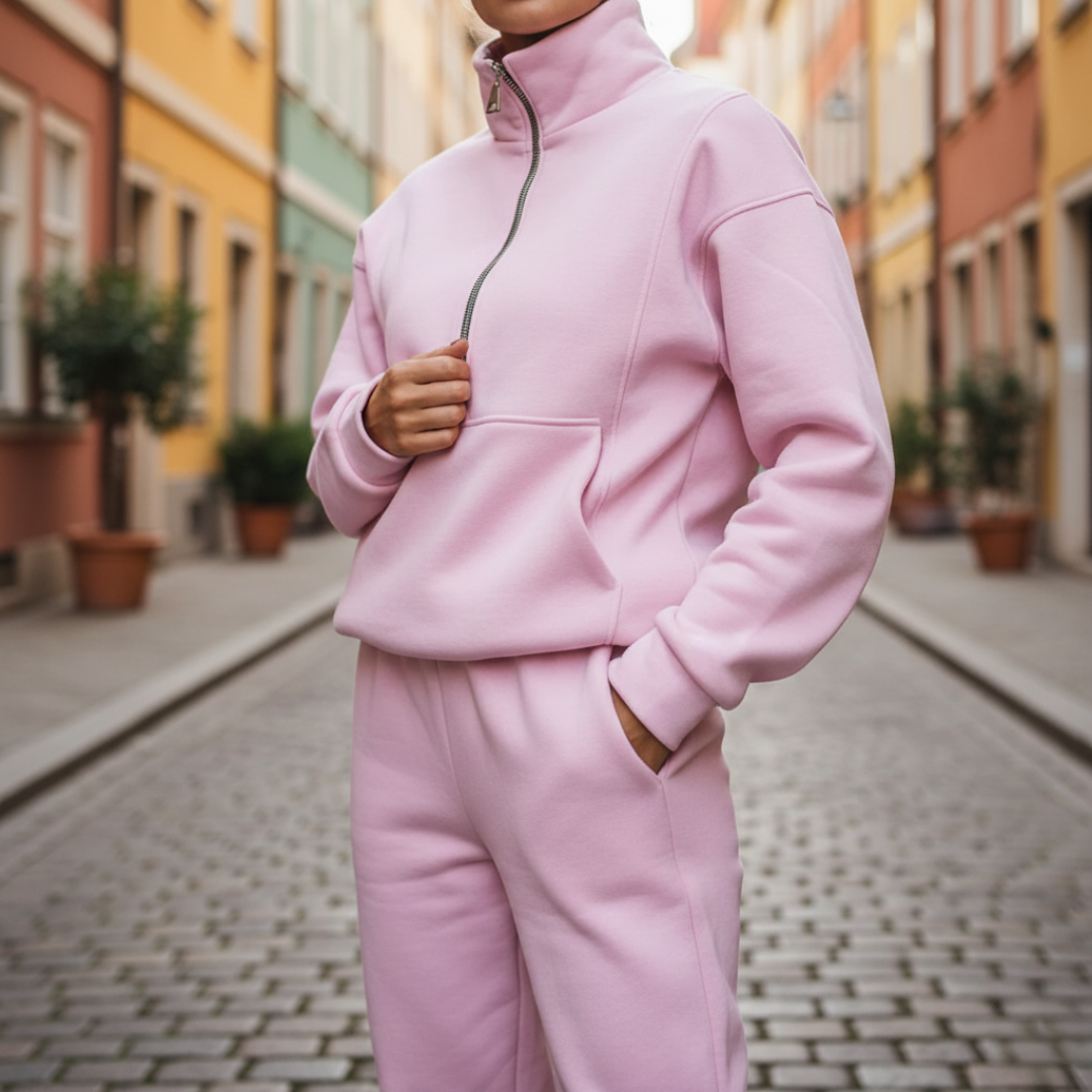 Women's Half Zip Sports Tracksuit