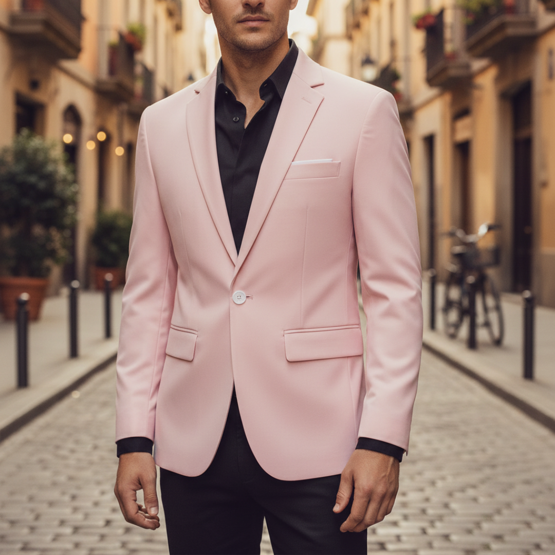 Men's Slim Fit Formal Business Jacket