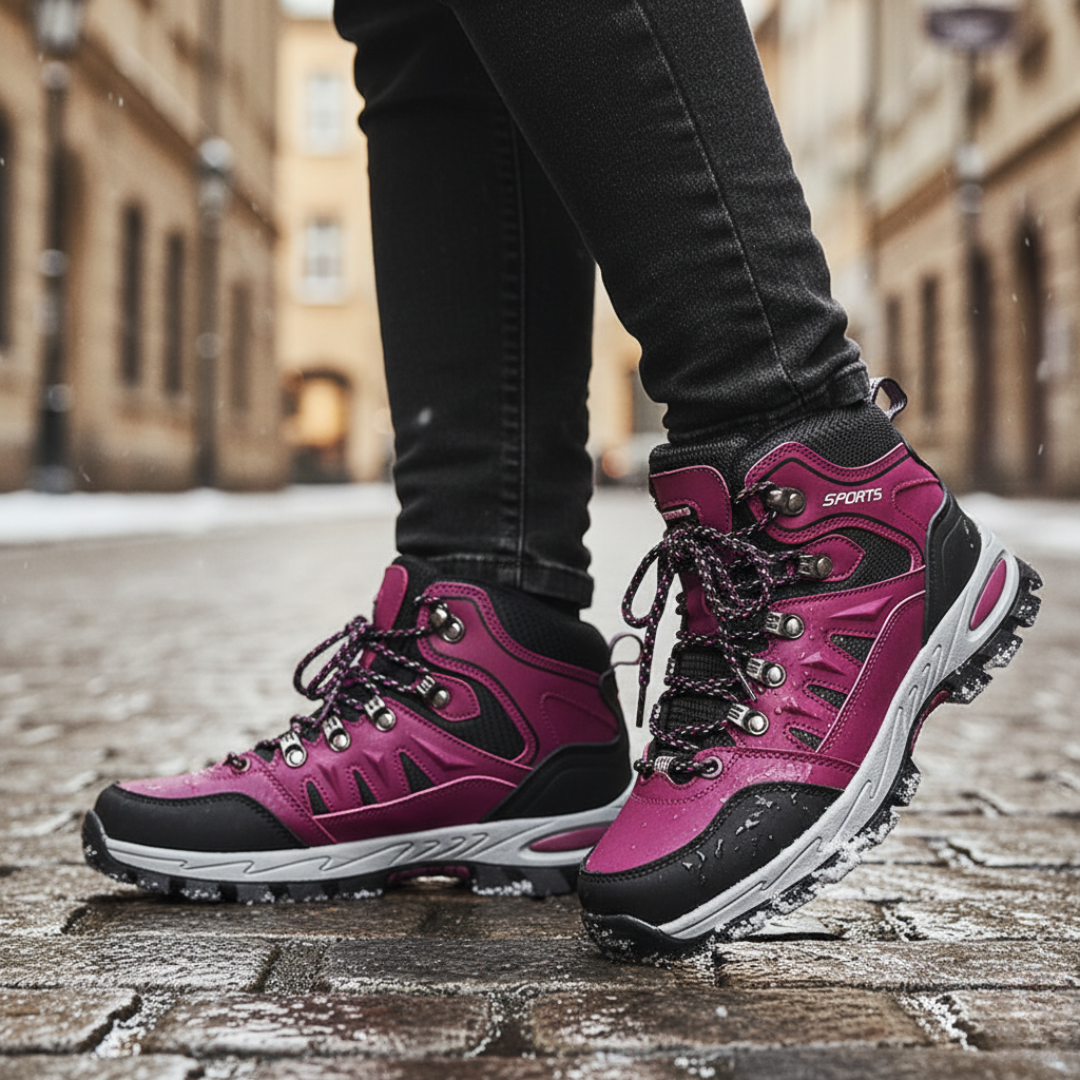 Men's Waterproof Hiking Shoes with Laces