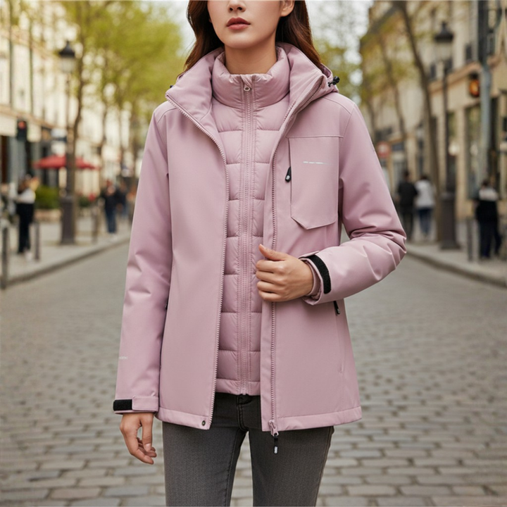 Women's Winter Jacket in Technical Fabric