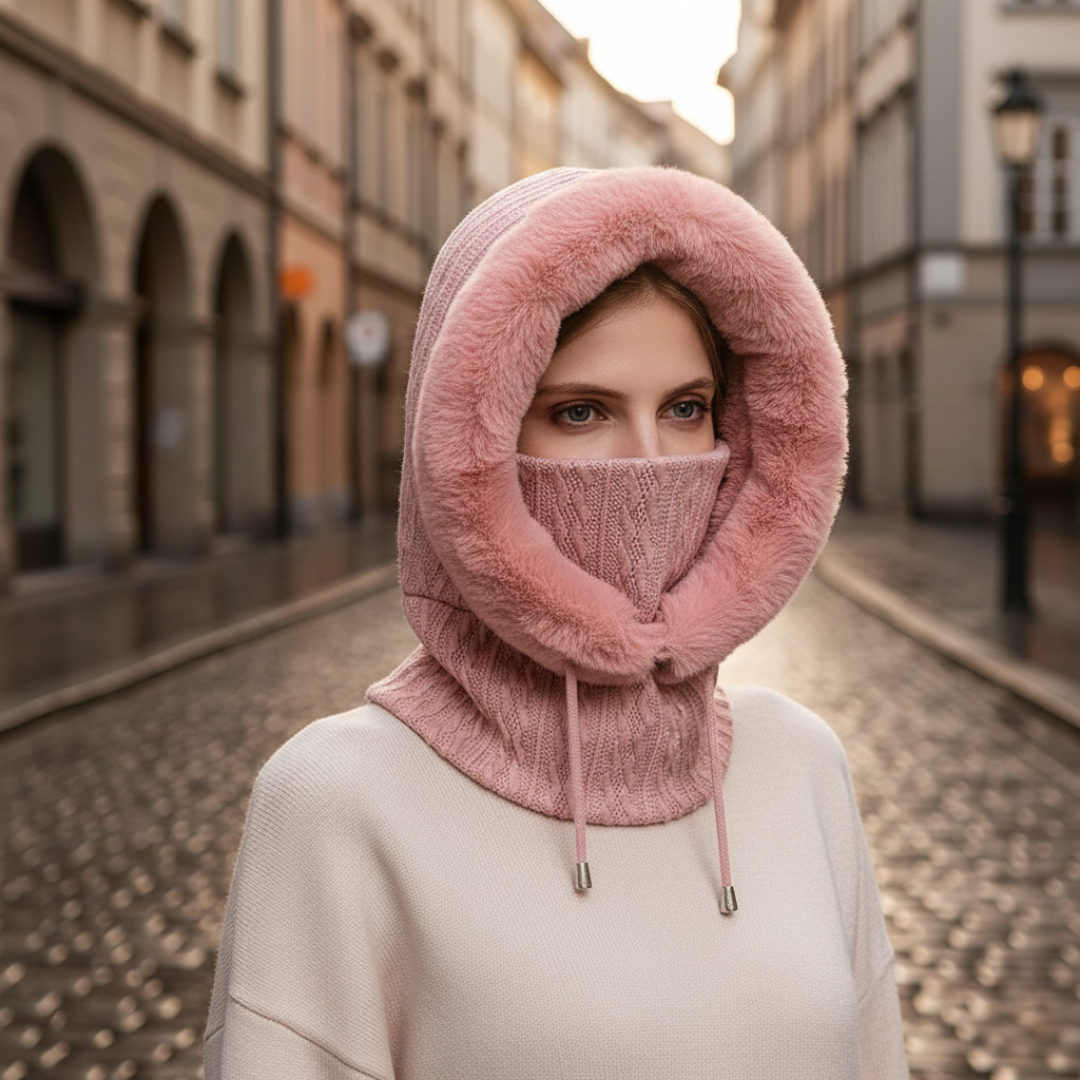 Women's Soft Winter Balaclava with Hood