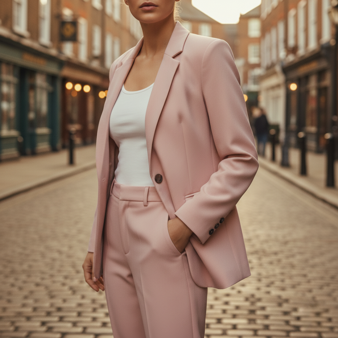 Women's Elegant Jacket and Pants Set