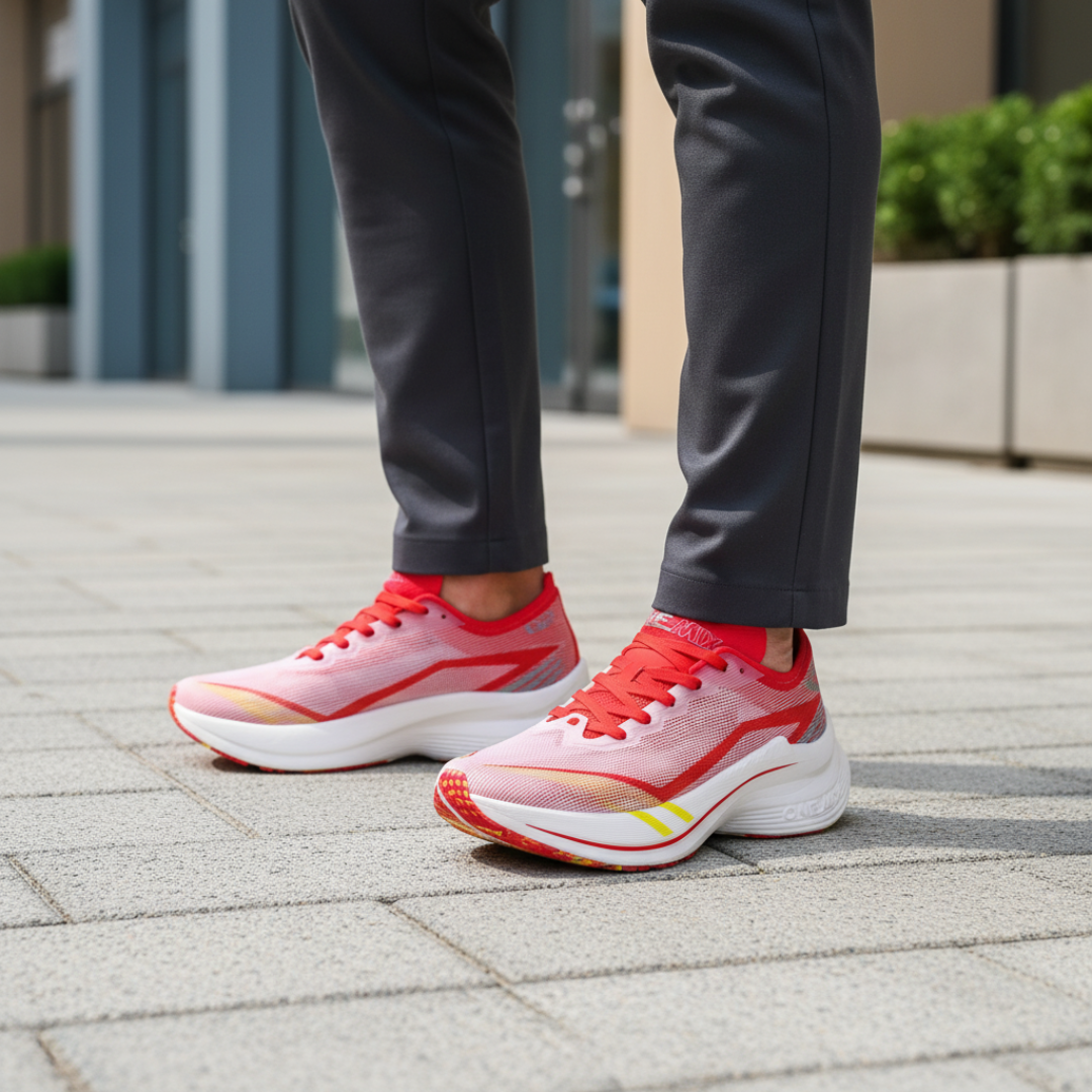 Running Shoes with Carbon Plate for Marathon with Stable Support